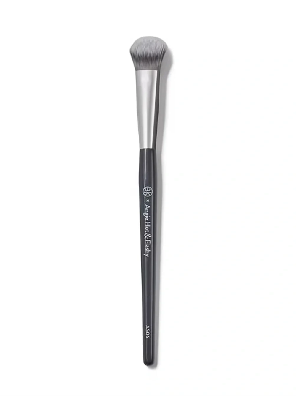 BK Angled Powder Brush - Black/Silver